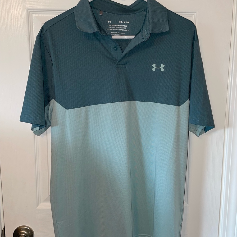 Men’s under armor polo. Size medium